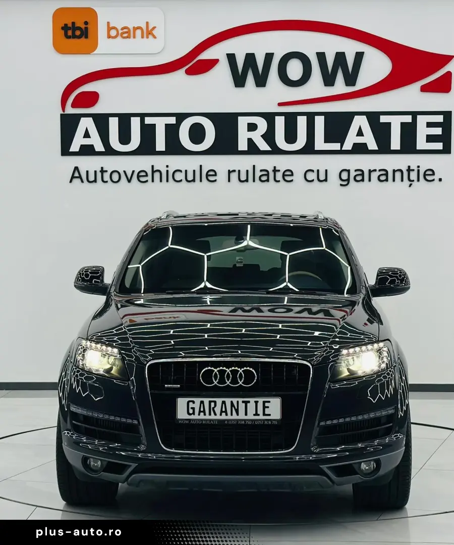AUDI Q7 2012 3.0d  E5 Garantie 12 Luni Rate Avans 0 Doar Cu