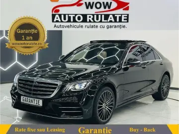 MERCEDESBENZ S 2018 3.0D E6 4X4 Garantie 12 Luni Rate Avans