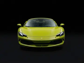FERRARI 296 GTS  Lift   Full Carbon   Verde Germoglio