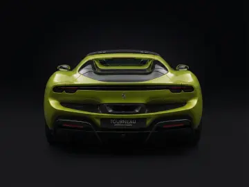 FERRARI 296 GTS  Lift   Full Carbon   Verde Germoglio