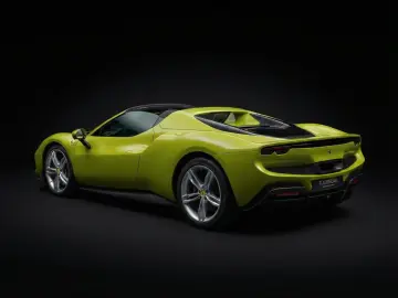 FERRARI 296 GTS  Lift   Full Carbon   Verde Germoglio