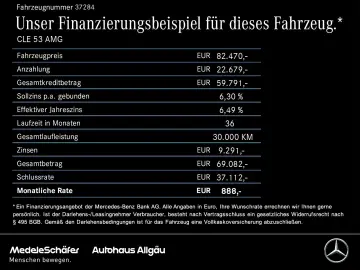MERCEDES-BENZ CLE 53 AMG 4M  Premium  Night Fahr-Assi NAPPA