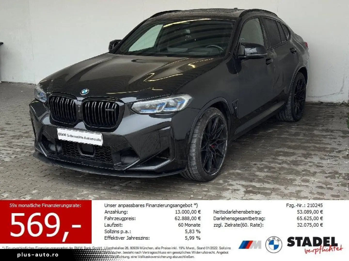 BMW X4 M Navi.Laser.HuD.ACC.360 .Pano.KomfZg.SHZv h