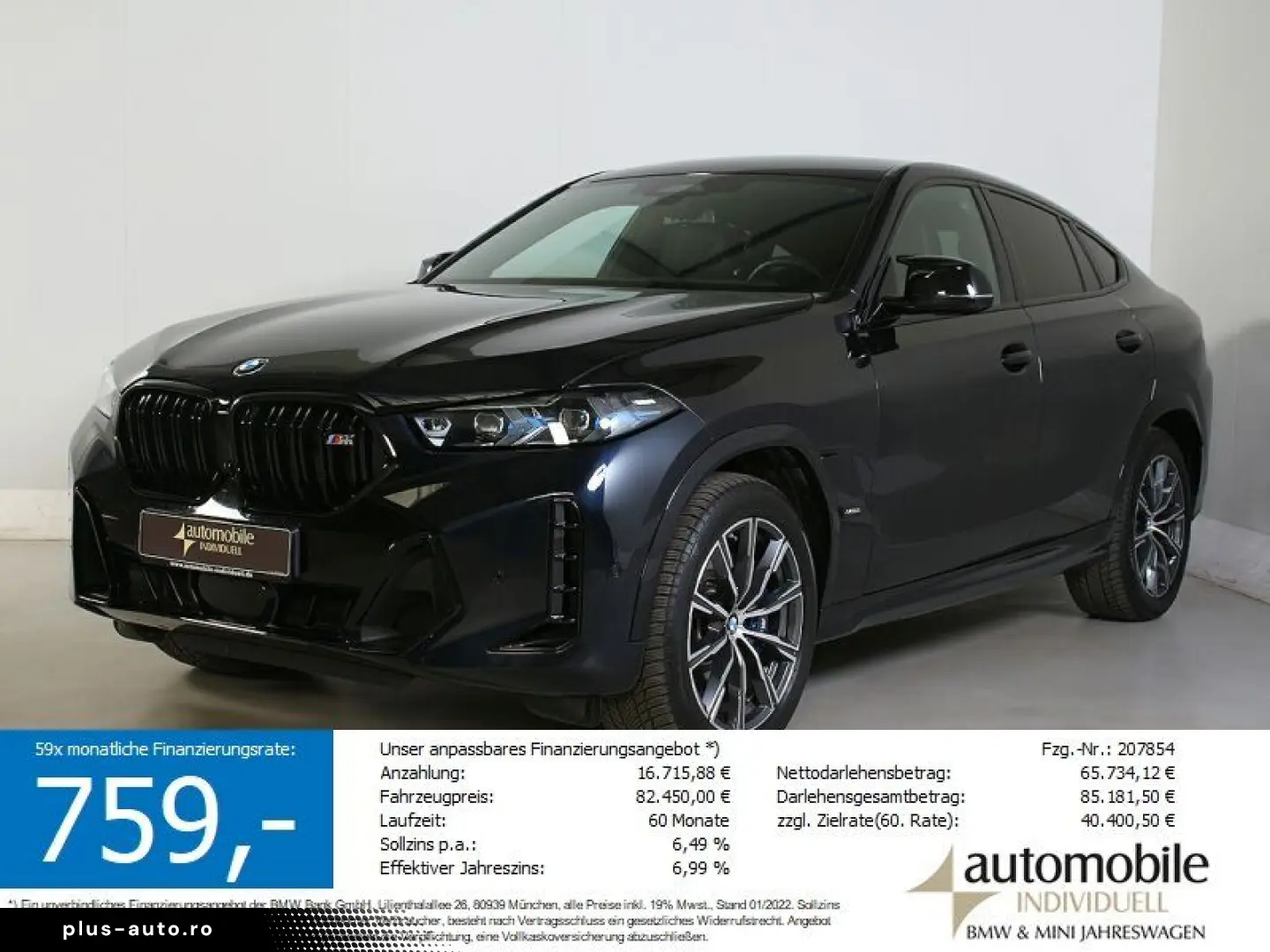 BMW X6 M60i xDr NP 147270.-! AHK Panorama Standh B&W