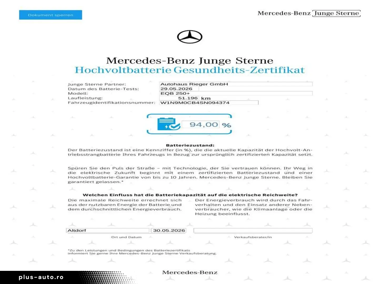 MERCEDES-BENZ EQB 250   Electric-Art MOPF AHK Fonds.-verst.