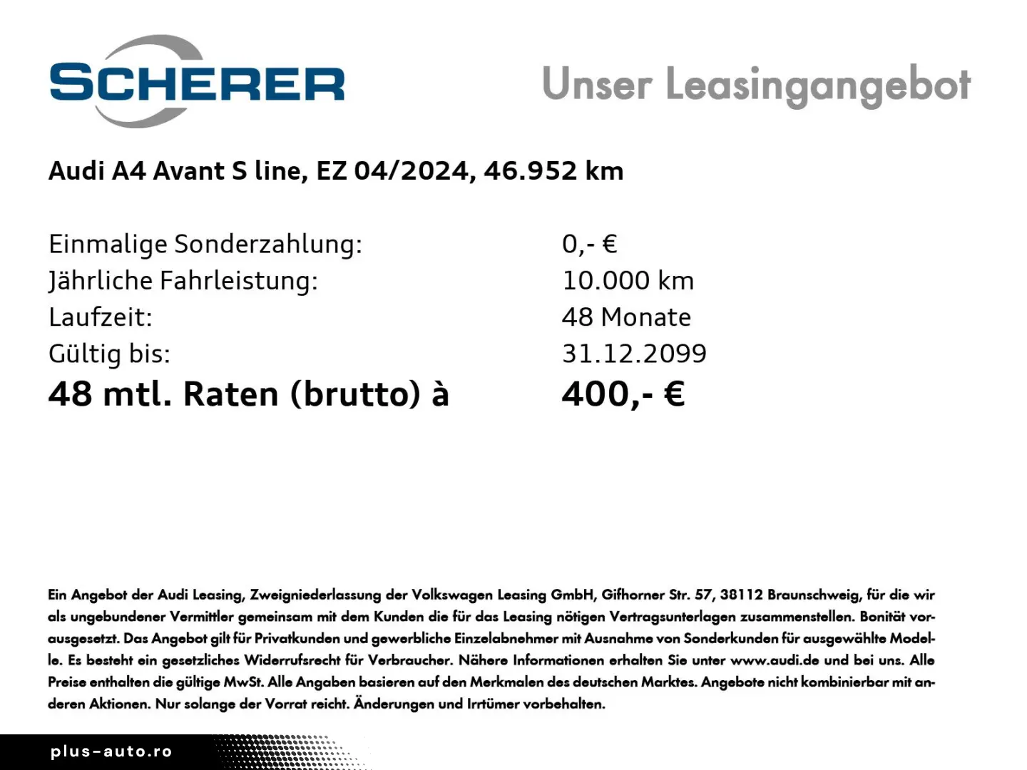 AUDI A4 Avant S line 40 TDI qua. LED NAVI  RFK ACC