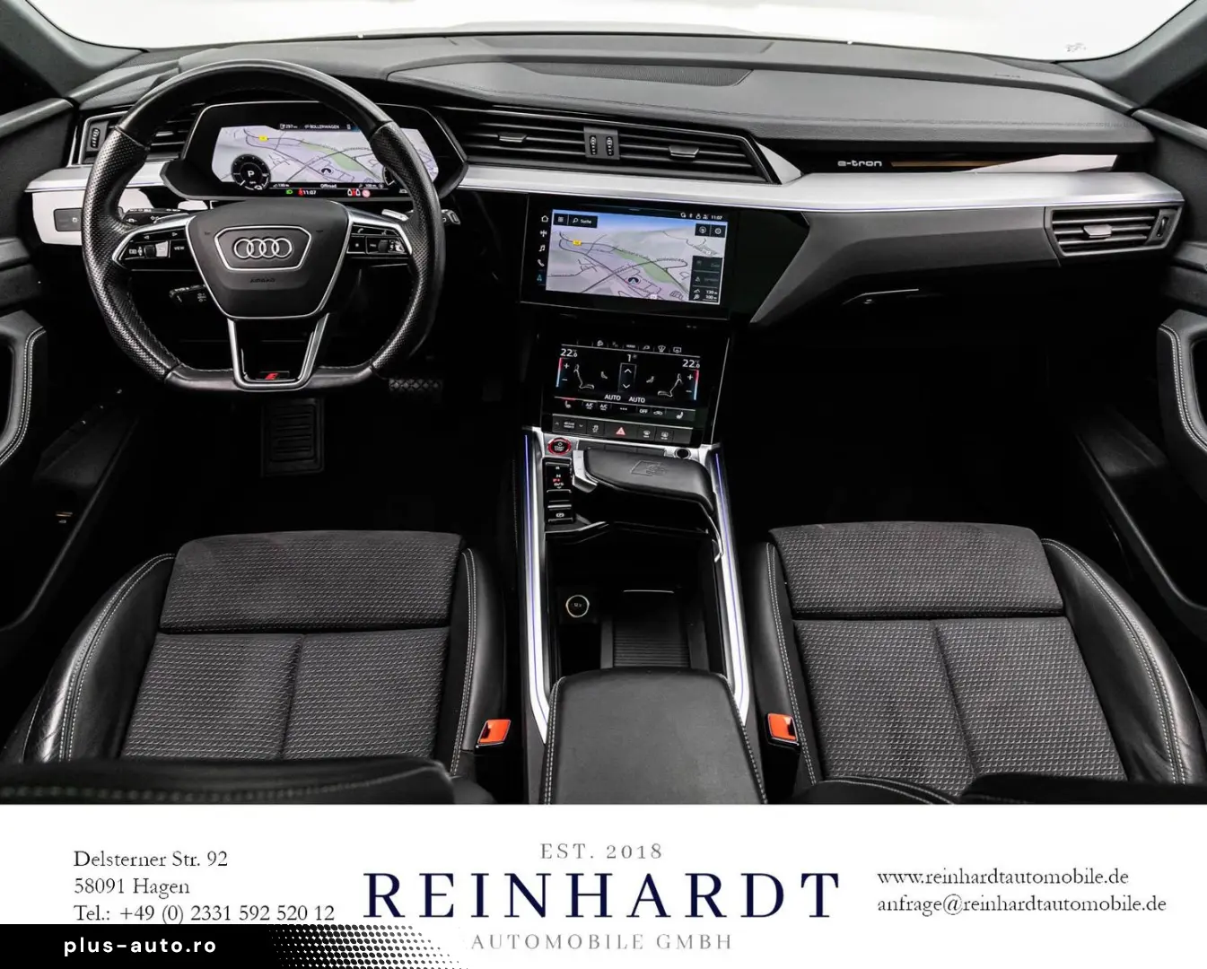 AUDI E-TRON S BLACK MATRIX HuD PANO CARPLAY KAMERA
