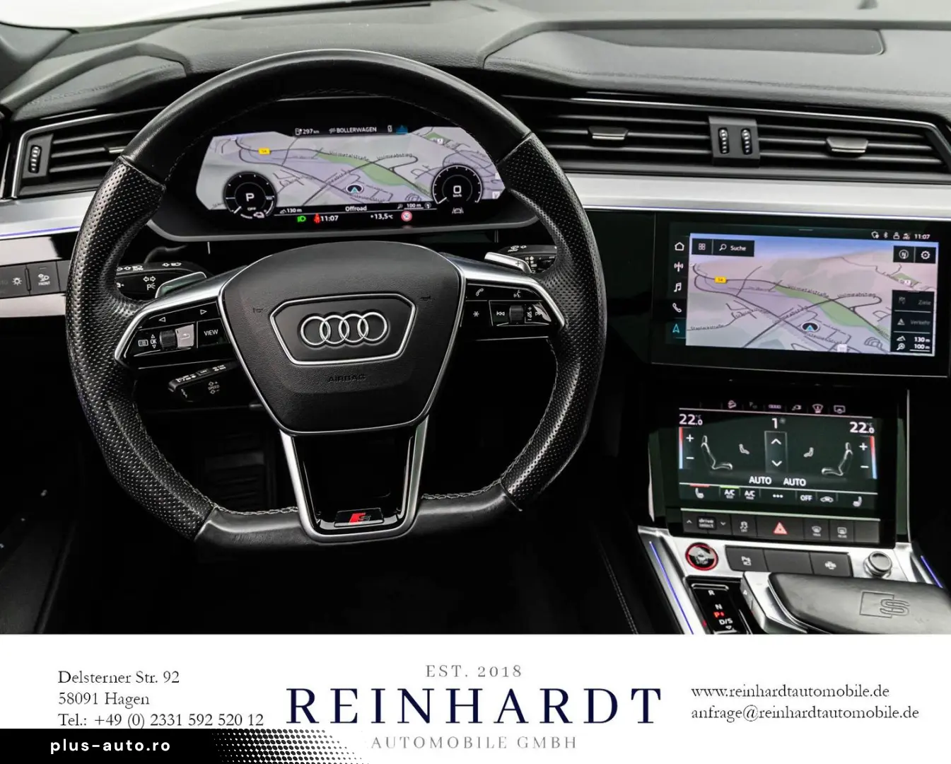 AUDI E-TRON S BLACK MATRIX HuD PANO CARPLAY KAMERA