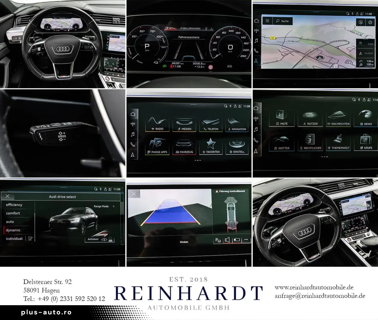 AUDI E-TRON S BLACK MATRIX HuD PANO CARPLAY KAMERA