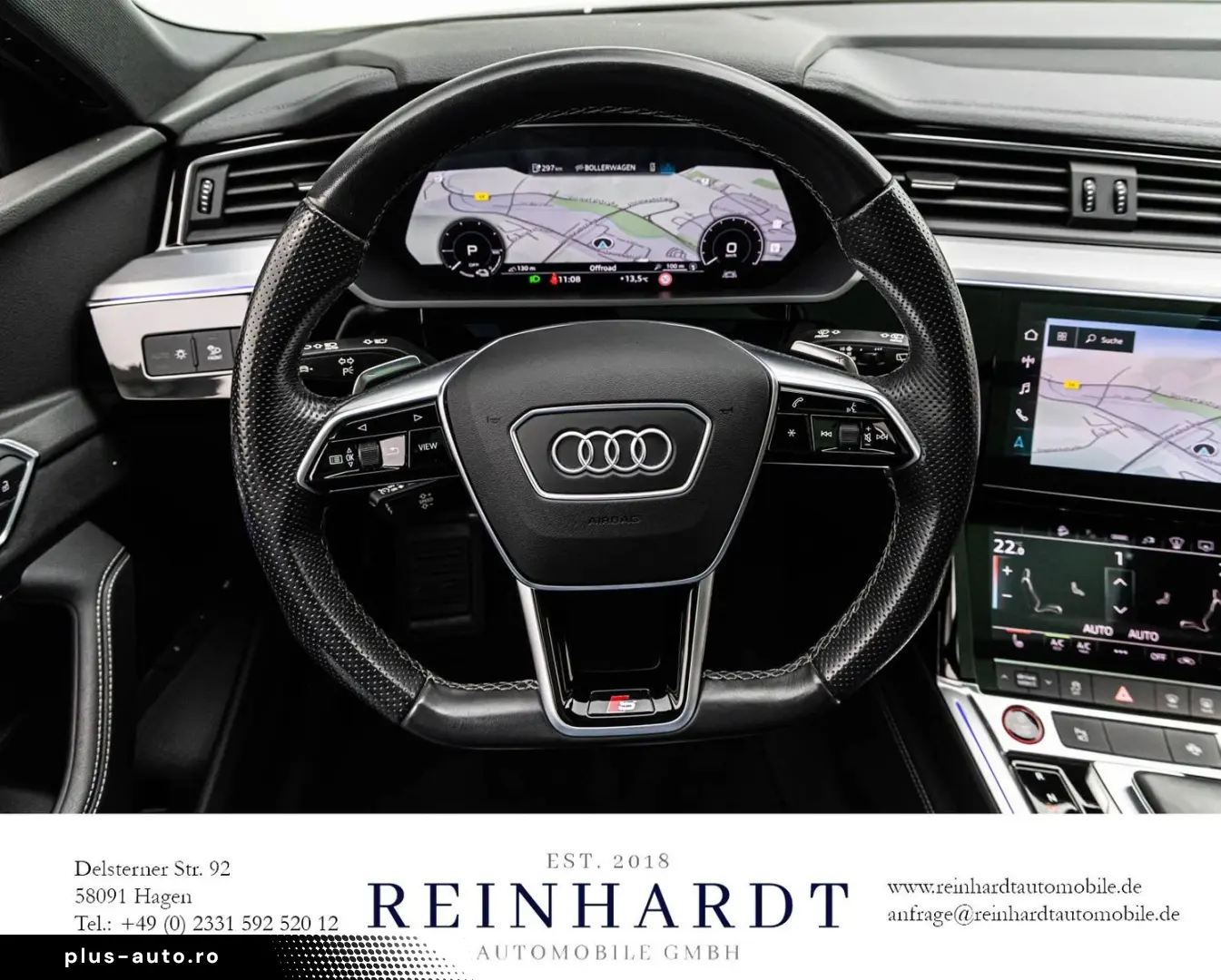 AUDI E-TRON S BLACK MATRIX HuD PANO CARPLAY KAMERA
