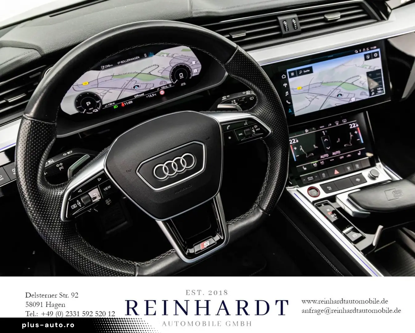 AUDI E-TRON S BLACK MATRIX HuD PANO CARPLAY KAMERA