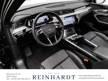 AUDI E-TRON 55 2x S LINE BLACK 21Z. AIR-SUS DAB PANO