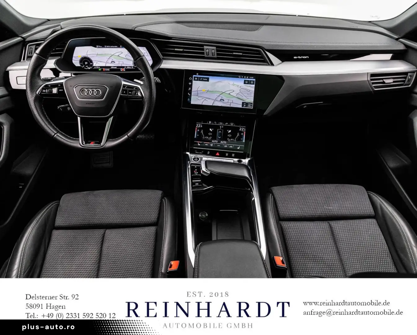 AUDI E-TRON 55 2x S LINE BLACK 21Z. AIR-SUS DAB PANO