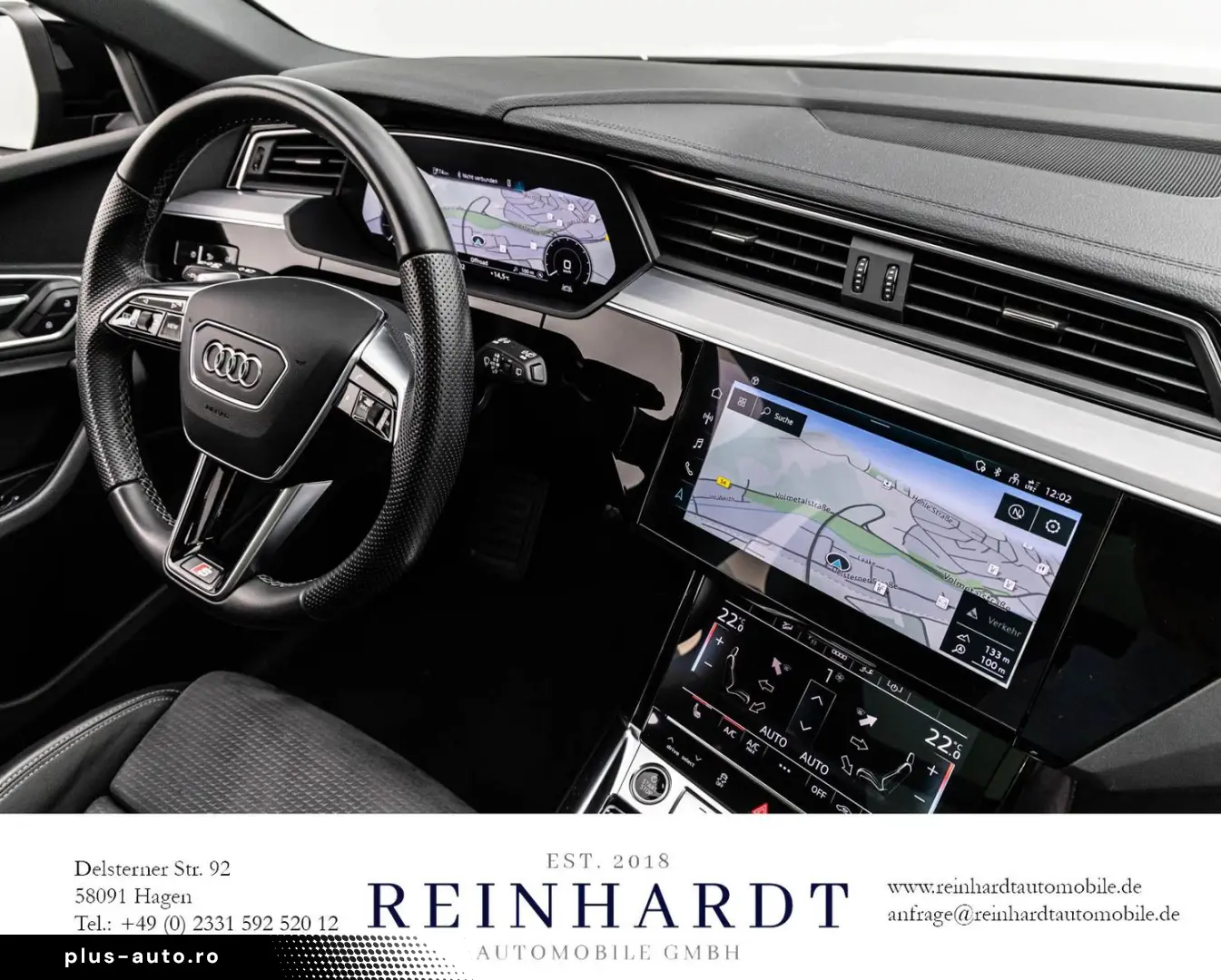 AUDI E-TRON 55 2x S LINE BLACK 21Z. AIR-SUS DAB PANO