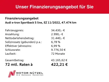 AUDI e-tron Sportback 55 QU S-LINE INT MATRIX AHK B&O