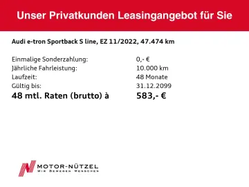 AUDI e-tron Sportback 55 QU S-LINE INT MATRIX AHK B&O