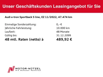 AUDI e-tron Sportback 55 QU S-LINE INT MATRIX AHK B&O