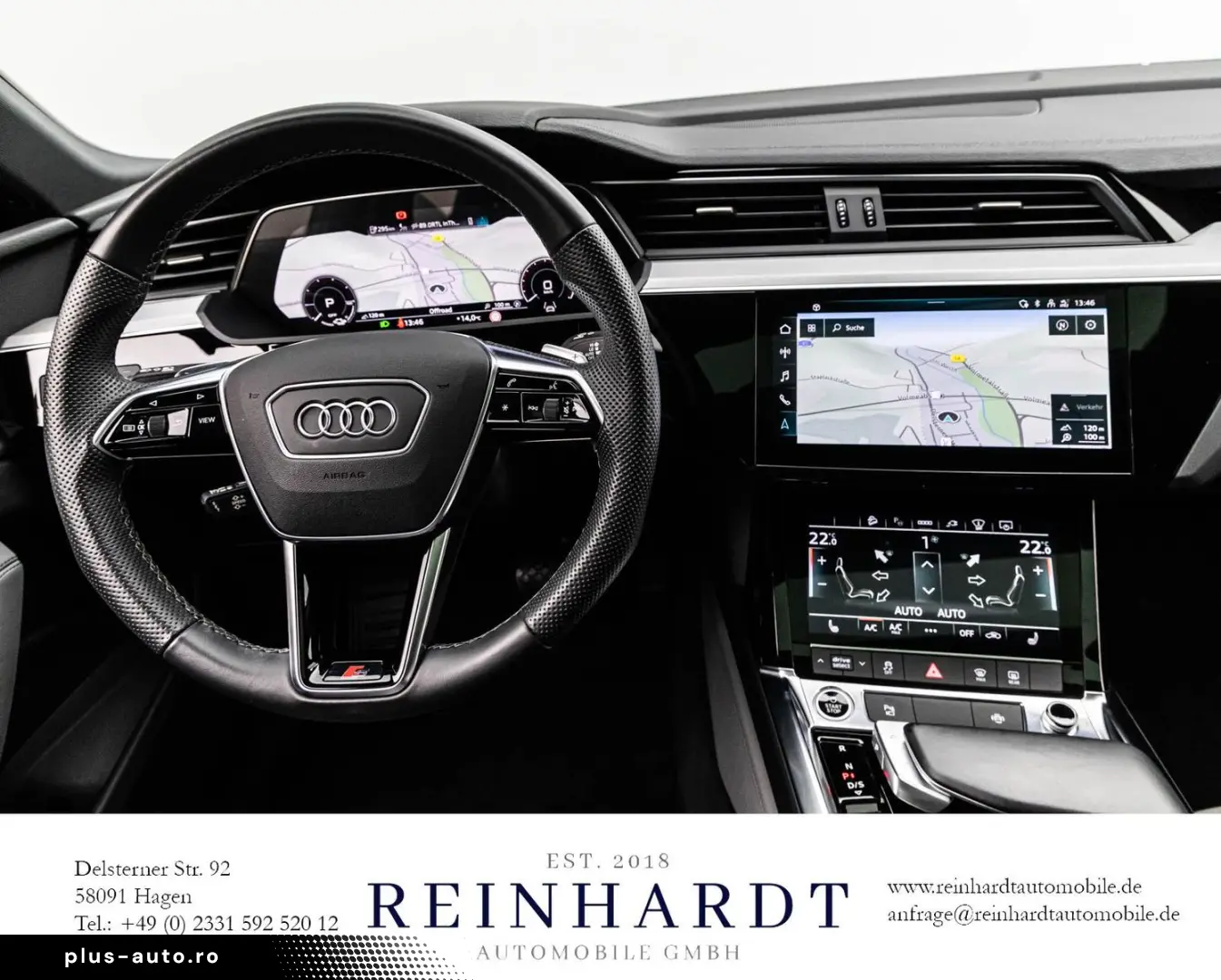 AUDI E-TRON SPORTBACK 55 2x S LINE BLACK ACC PANO KAM