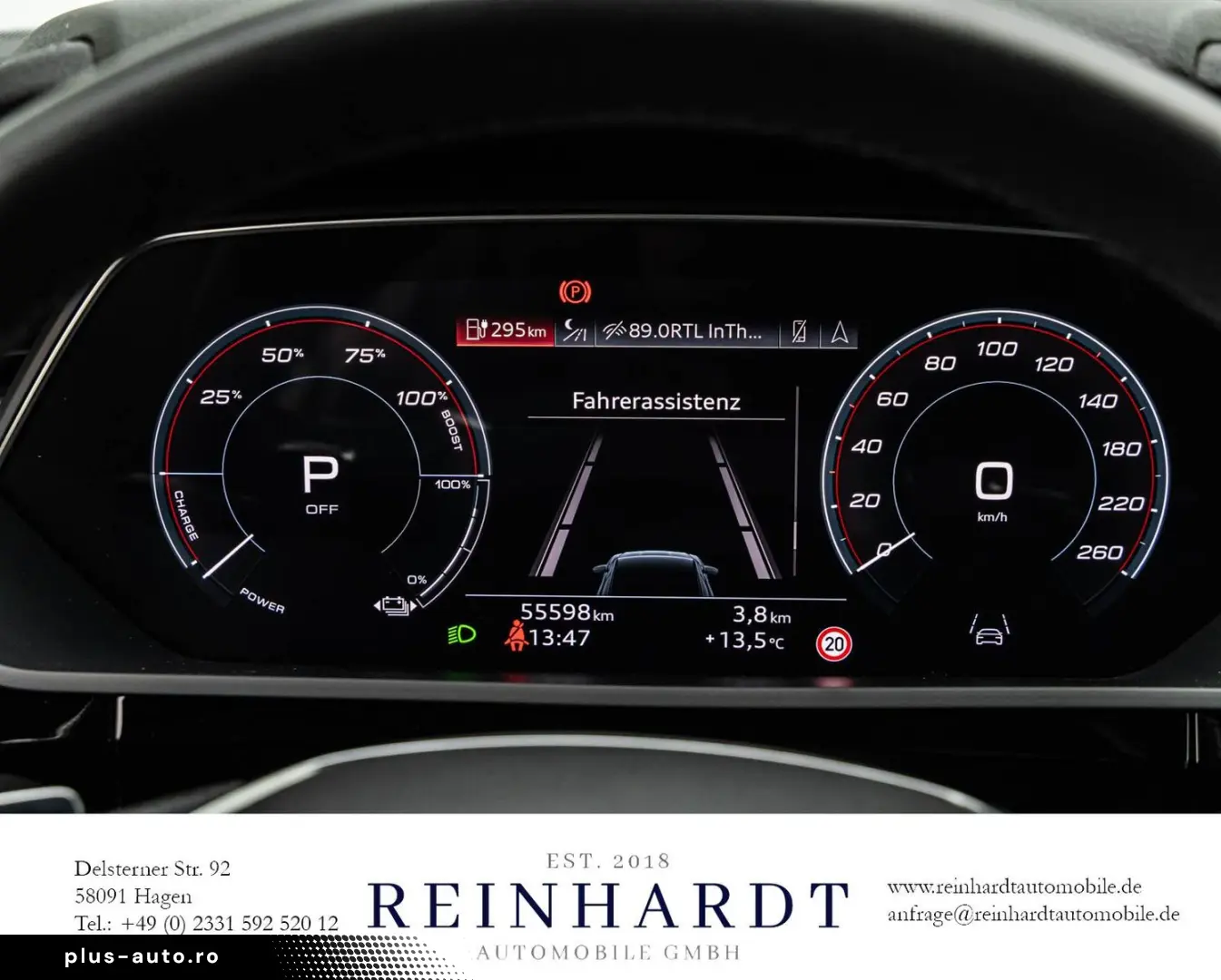AUDI E-TRON SPORTBACK 55 2x S LINE BLACK ACC PANO KAM