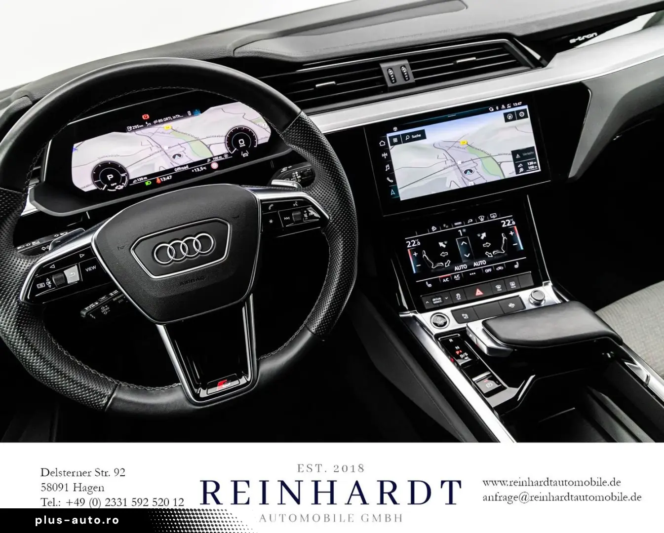 AUDI E-TRON SPORTBACK 55 2x S LINE BLACK ACC PANO KAM