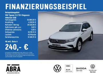 VW Tiguan 2.0 TDI Elegance 4Motion DSG STHZG LED AC
