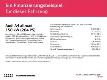 AUDI A4 allroad 40 TDI S-TRONIC LED AHK NAV PLUS SHZ