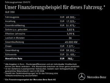 MERCEDES-BENZ GLE 350 de 4M Advanced   Pano AHK Head…