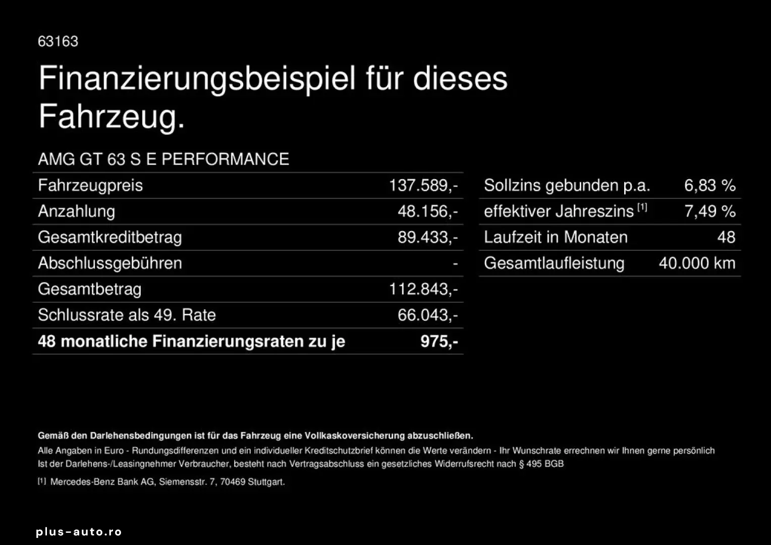 MERCEDES-BENZ AMG GT 63 S E Perf. Keramik Perf.-Abga&hellip;