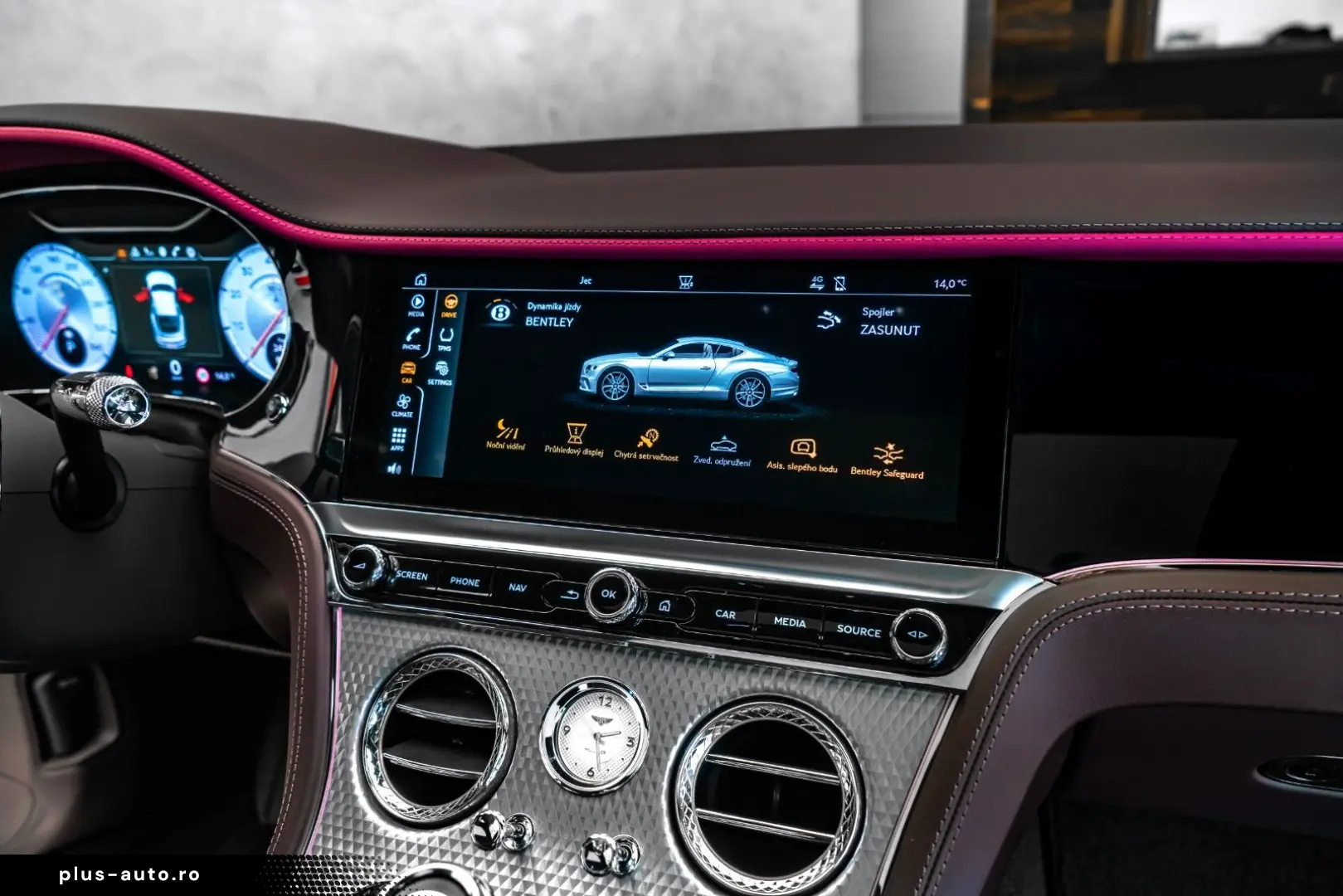BENTLEY Continental GT W12 Mulliner Night Pano HUD TOP