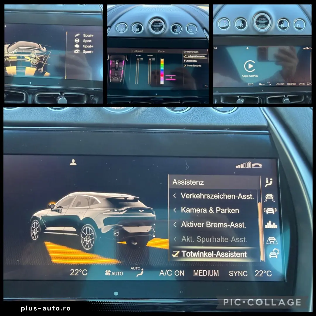 ASTON MARTIN DBX 4.0 V8  1.HD CARBON 22ZOLL PANO CHINA GREY