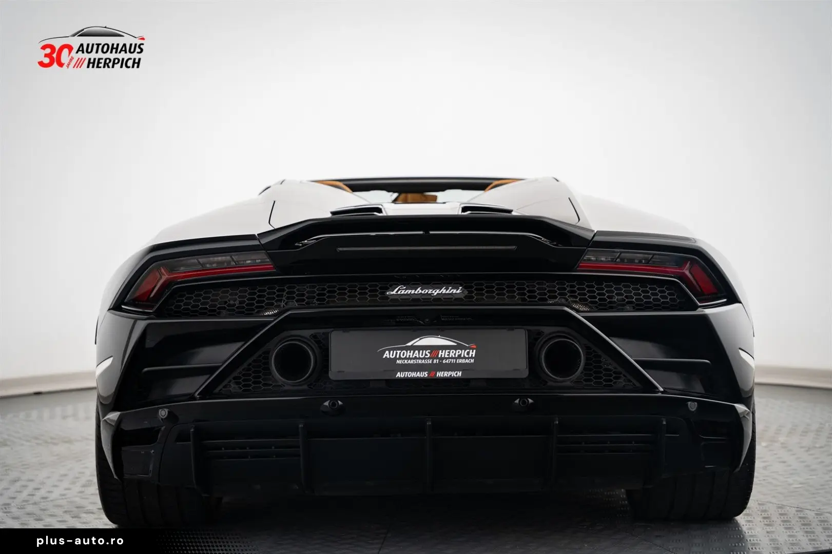 LAMBORGHINI Huracán EVO Spyder Schwarz Beige Lift SENSONUM