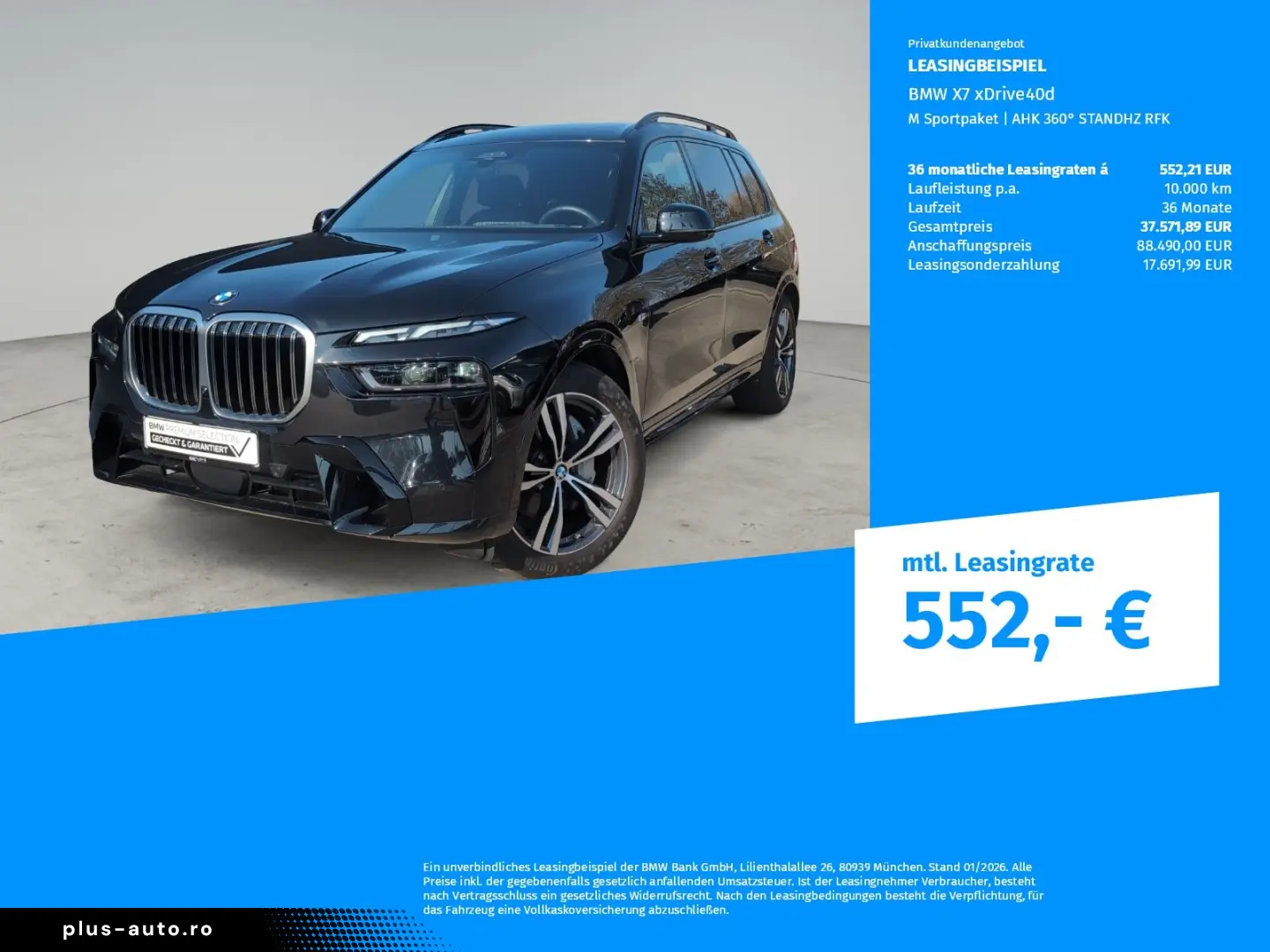 BMW X7 xDrive40d M Sportpaket   AHK 360  STANDHZ RFK