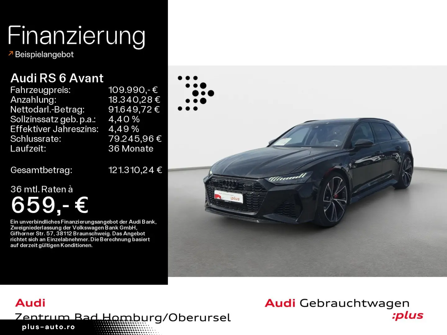 AUDI RS 6 Avant quattro Navi Matrix Alu B&O PDC Virtu