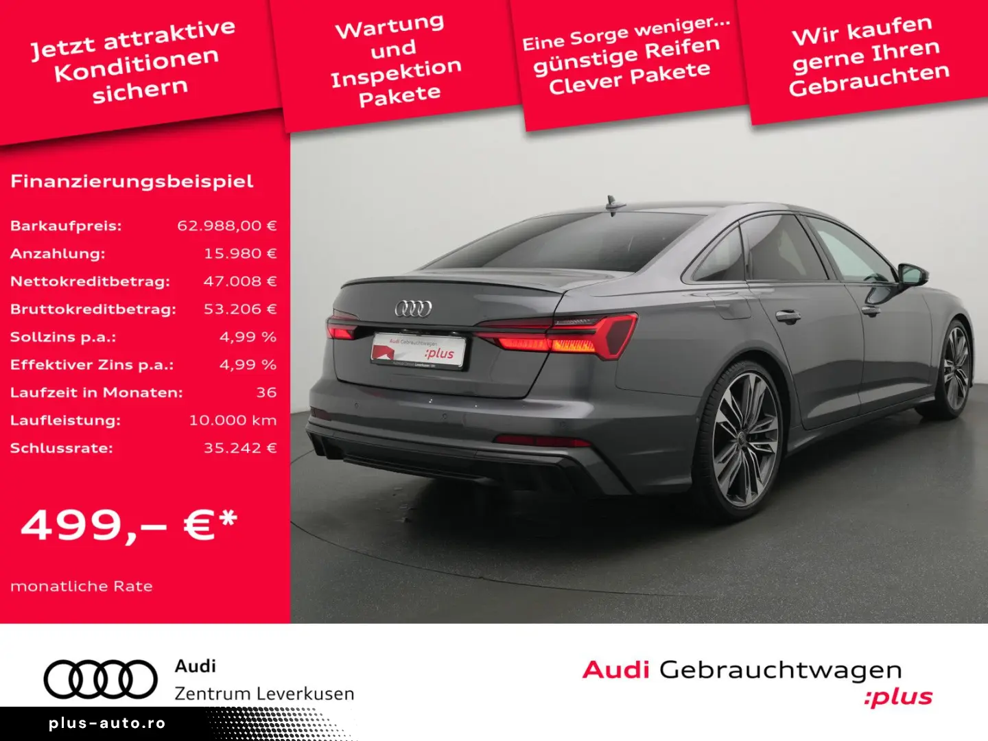 AUDI S6 STANDHZ AHK ACC LUFT RAUTE B&O HUD LEDER KAM