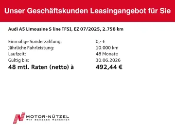 AUDI A5 Lim e-hybrid 220kW S-LINE MATRIX B&O ACC PANO