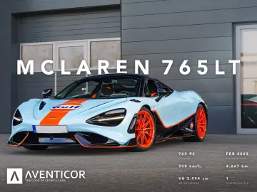 MCLAREN 765LT   MSO   1 OF 1   TAX   CARBON   LIFT
