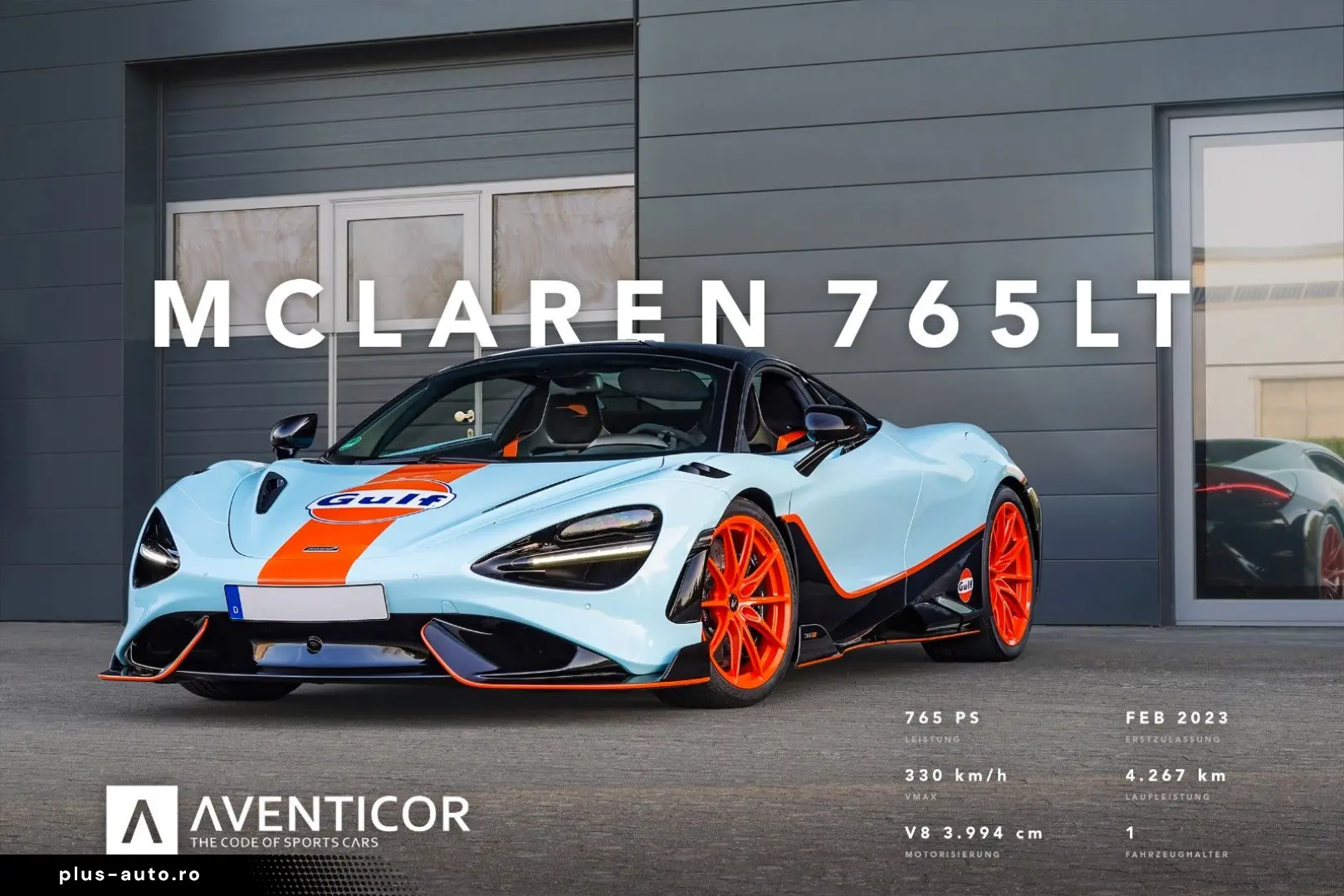 MCLAREN 765LT   MSO   1 OF 1   TAX   CARBON   LIFT