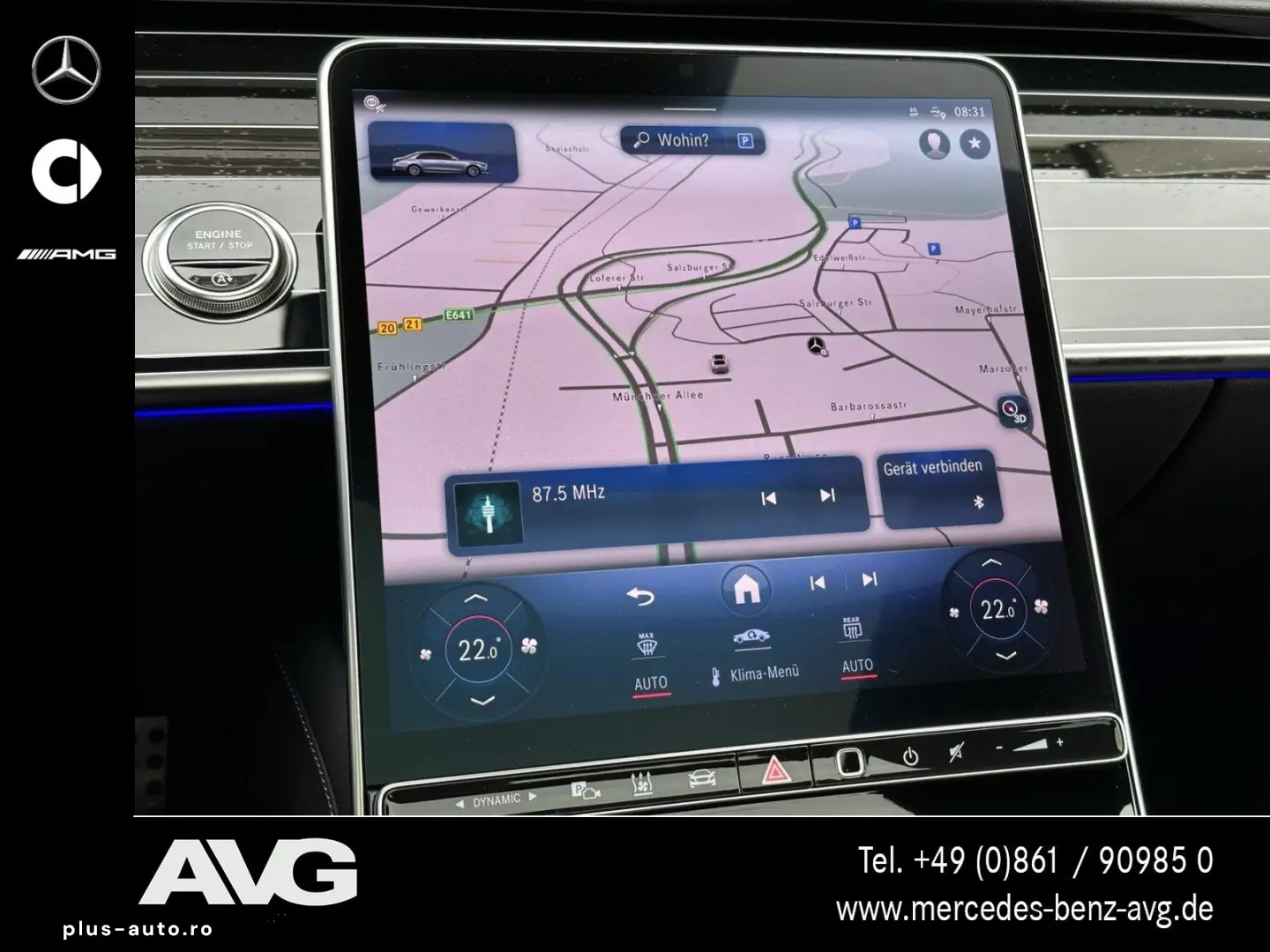 MERCEDES-BENZ S 450 d 4M AMG Pano HuD Stndhzg Burmester® 360