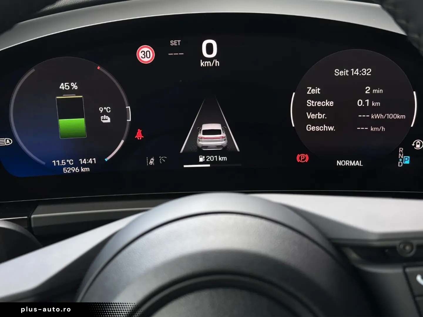 PORSCHE Macan Lenkradheizung Mode-Schalter 20-Zoll
