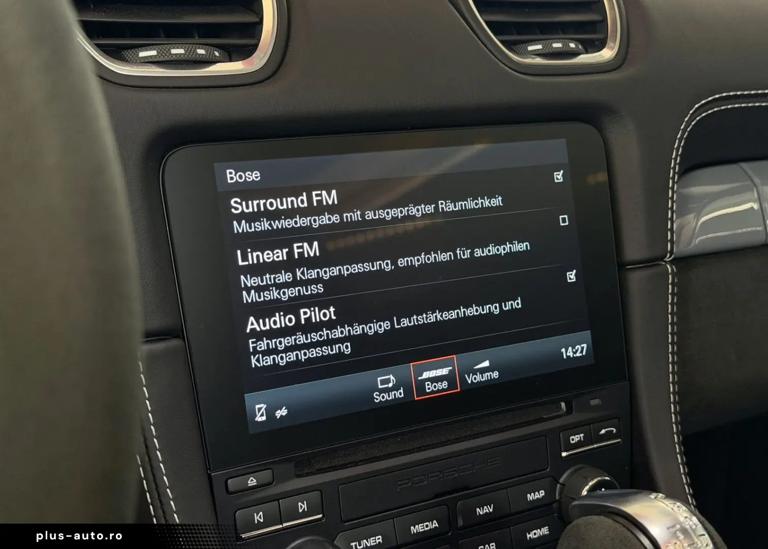 PORSCHE Boxster 718 Spyder1.HAND BOSE Carbonsitz Service