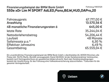 BMW 550e xDr Lim M SPORT AdLED Pano B&W HUD DAPro 20
