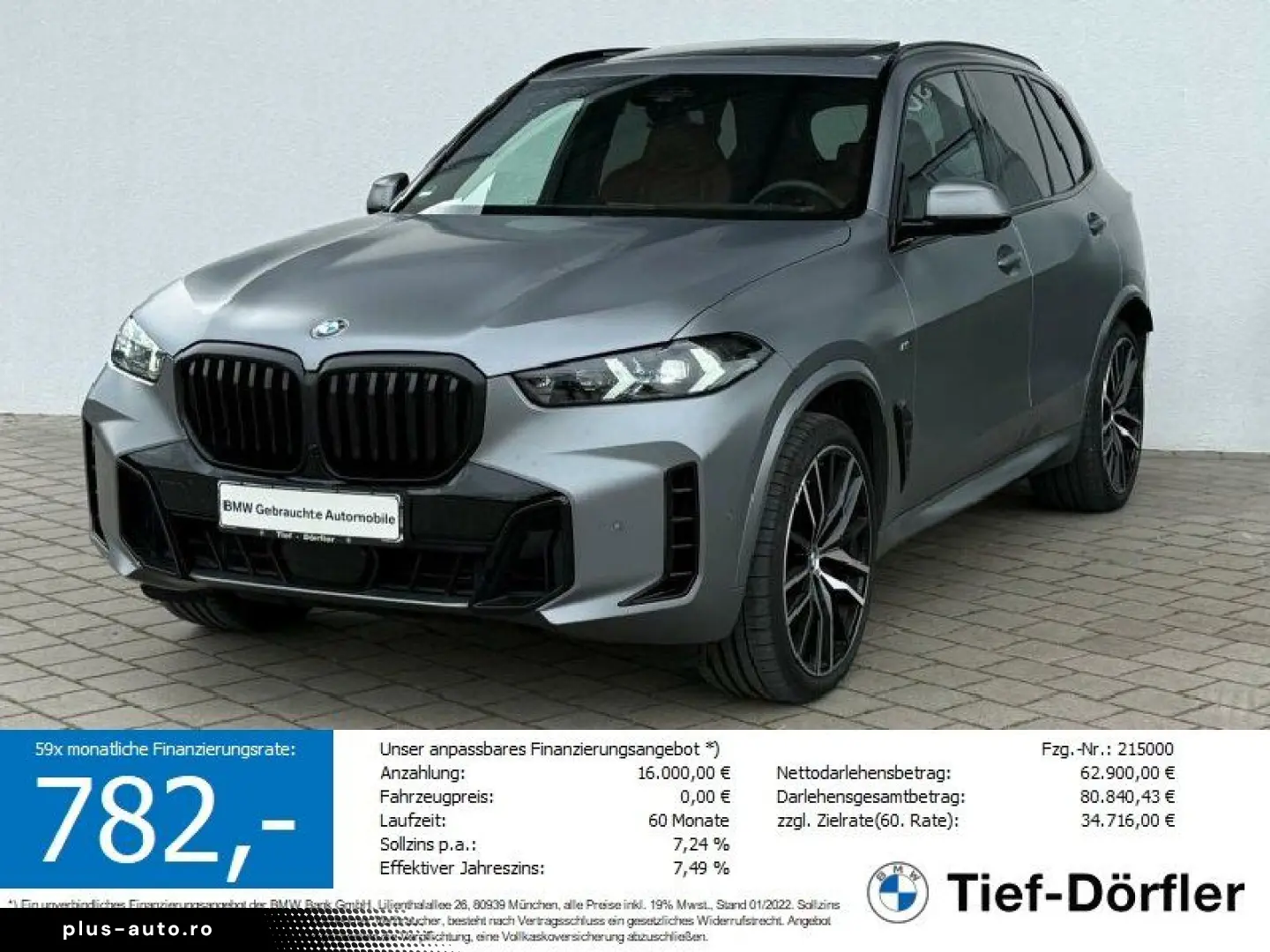 BMW X5 xDrive 40d M Sport PRO AHK 360 B&W PANO SAG A