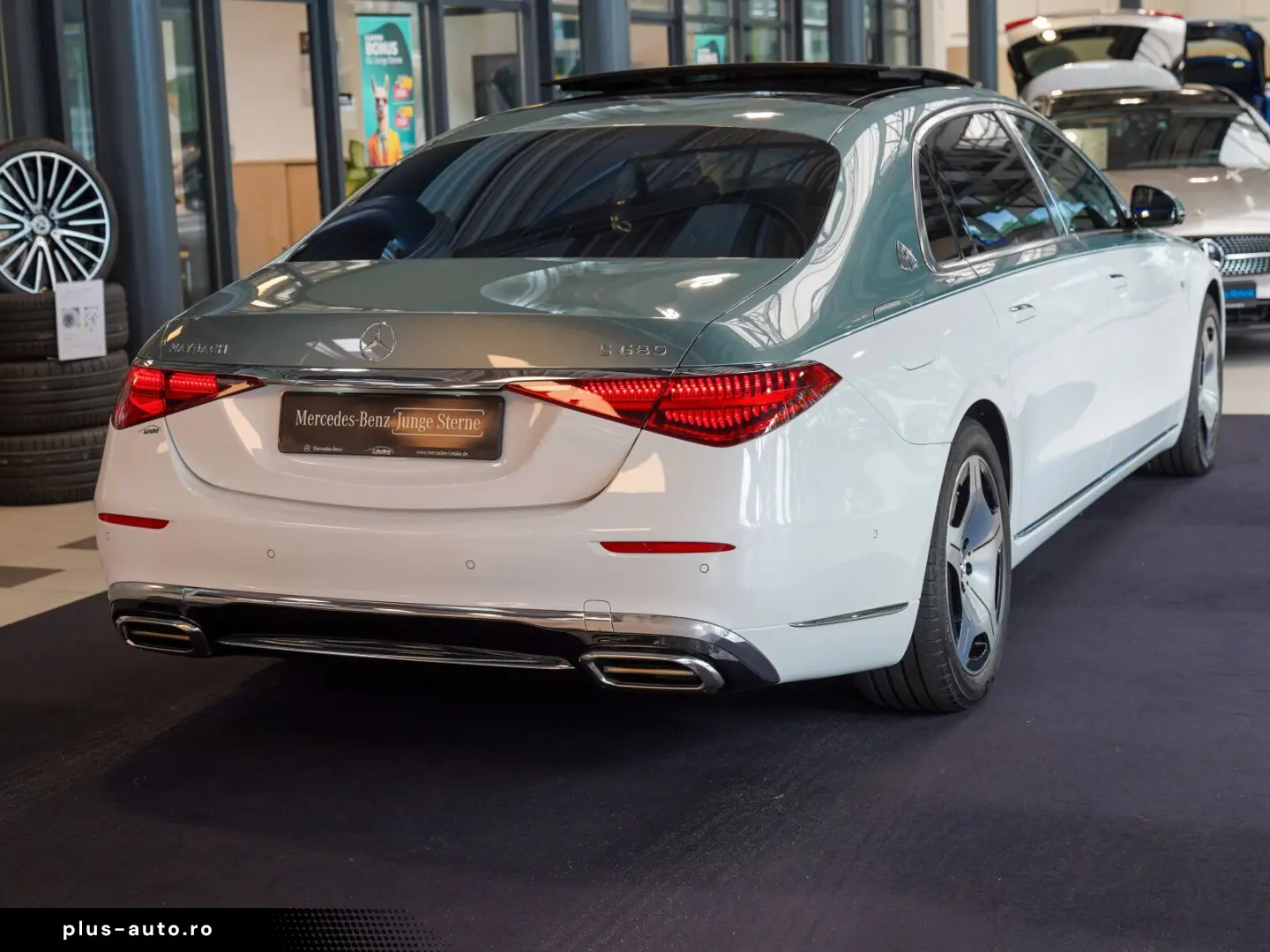 MERCEDES-BENZ S 680 MAYBACH Zweifarbenlackierung verdesilber