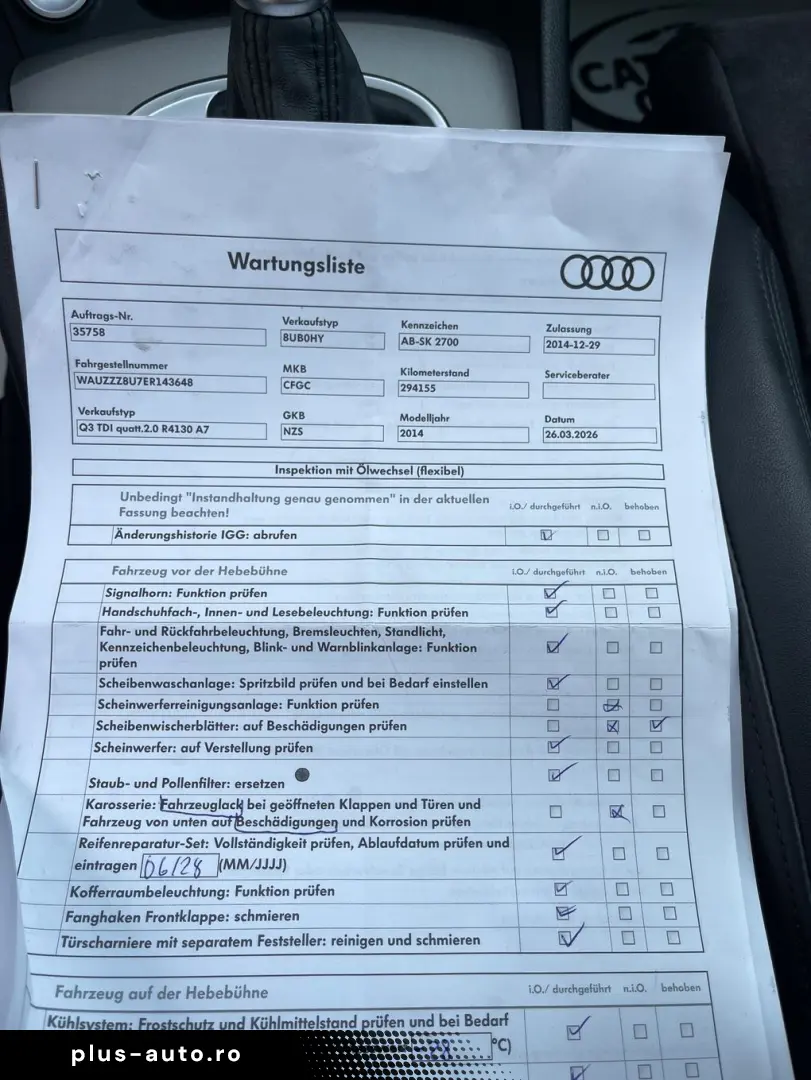 Audi Q3 2.0TDI  177CP  BI-Xenon  Navi  Piele  Keyless