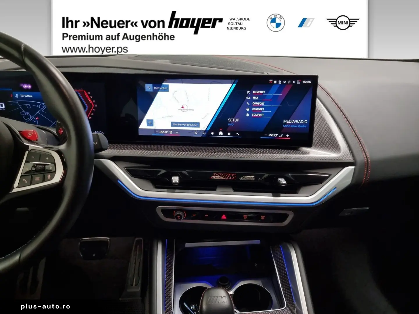 BMW XM Label Gestiksteuerung B&W Surround DAB
