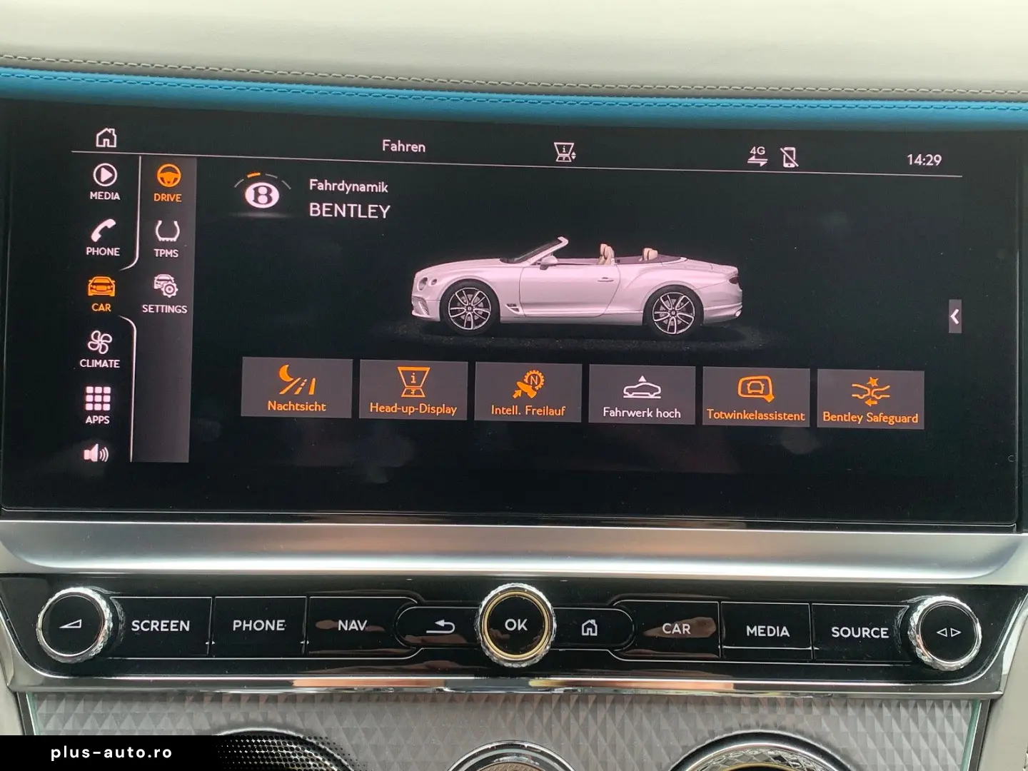 BENTLEY Continental GTC MULLINER Carbon Nachtsicht B&O