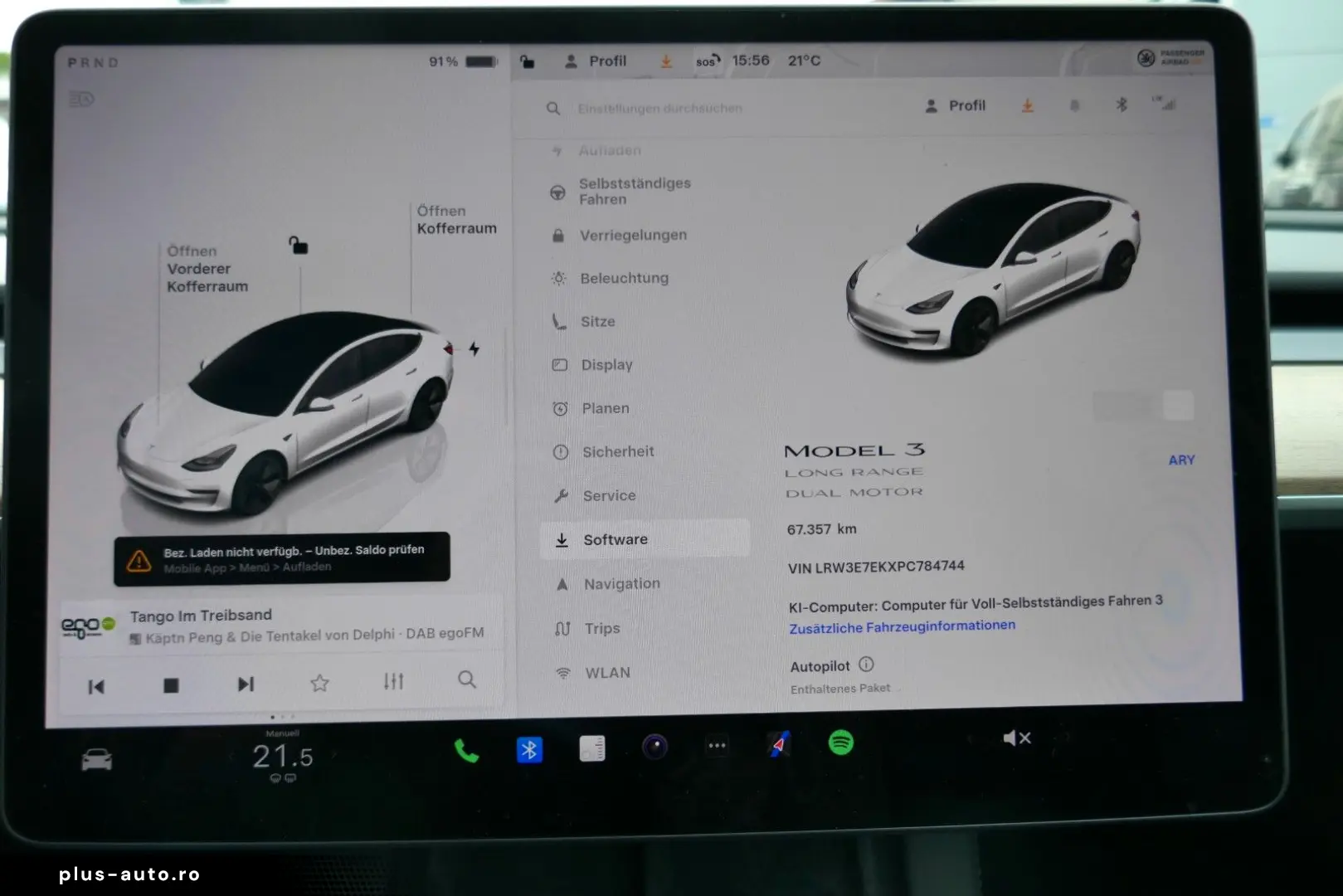TESLA Model 3 Langstreckenbatt. Allradantrieb 93% SOH