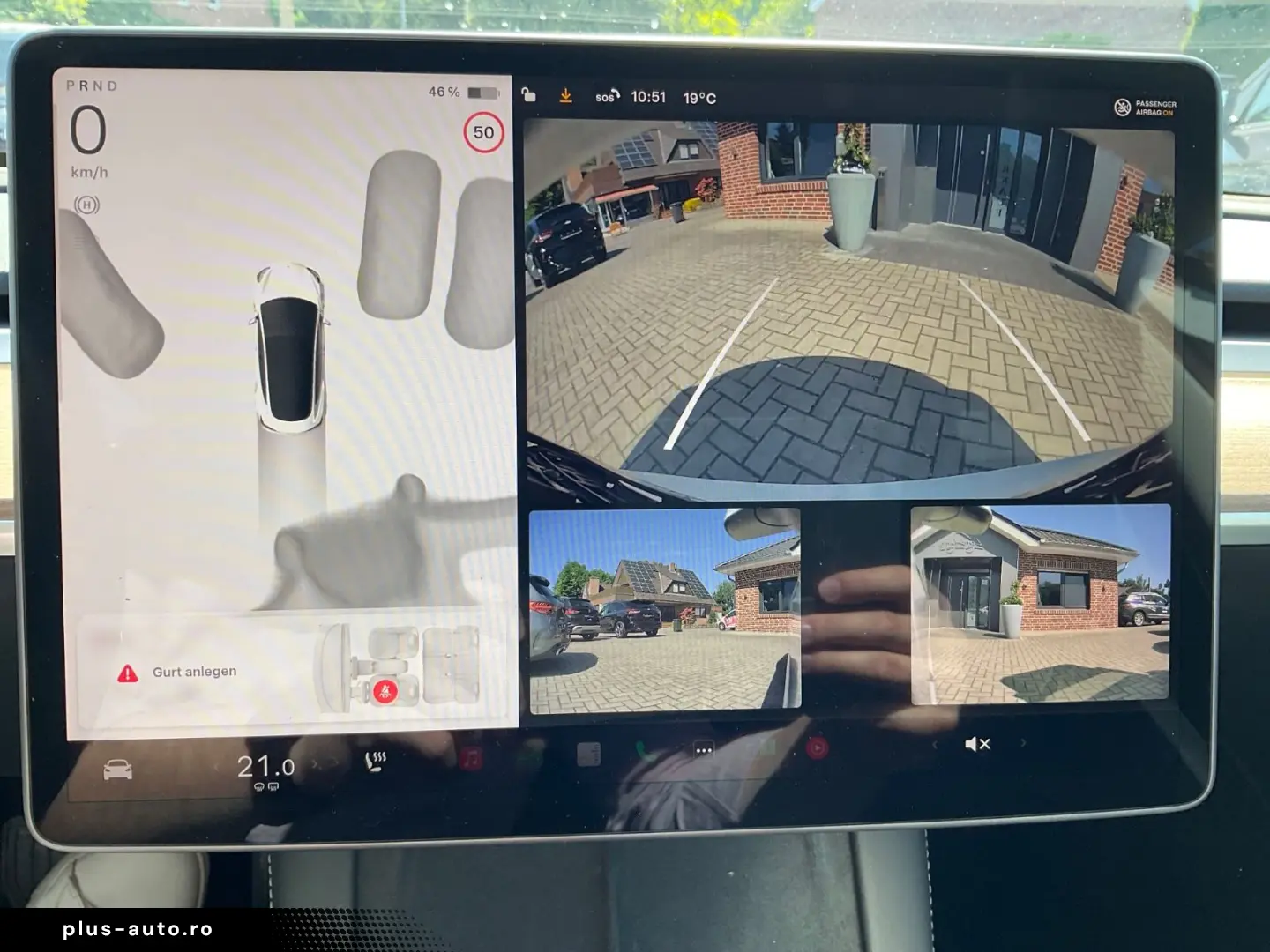 TESLA Model 3 Navi Kamera Panorama Leder