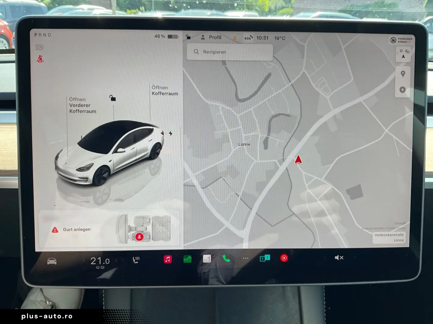 TESLA Model 3 Navi Kamera Panorama Leder