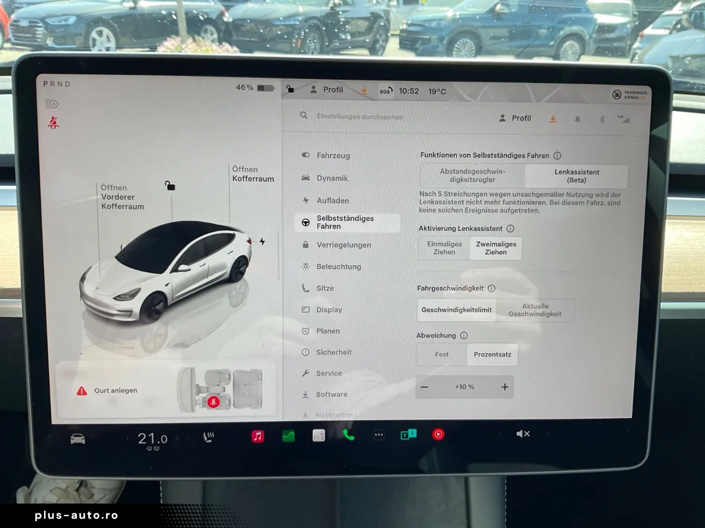 TESLA Model 3 Navi Kamera Panorama Leder